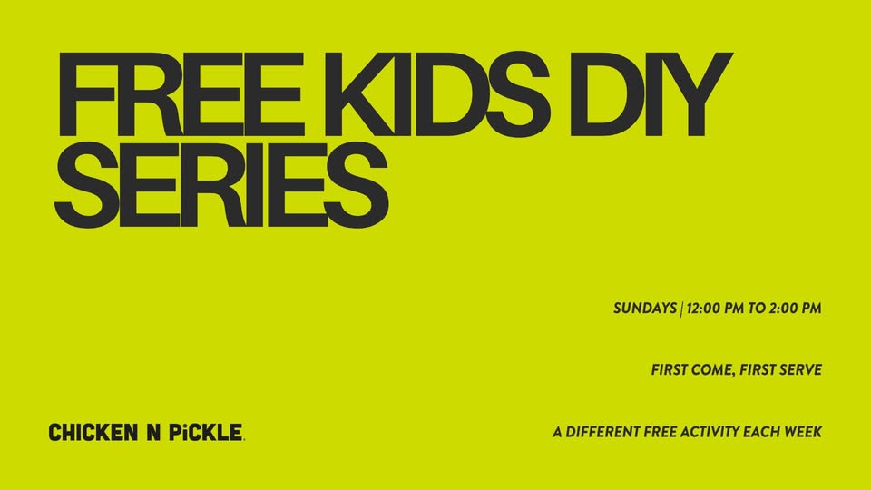 FREE Kids DIY Series – Chicken N Pickle