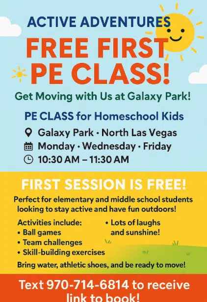 Homeschool P.E. with Active Adventures LV