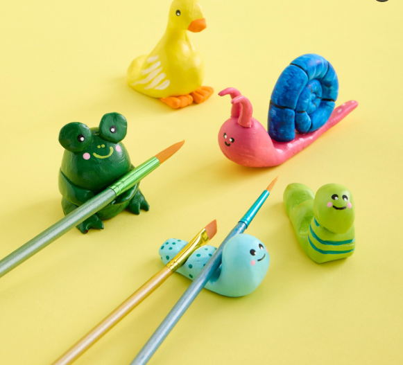 Make a Clay Pencil and Paintbrush Pal – Michael’s